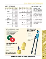 ANCOR MARINE GRADE 242247 Electrical Heavy Duty Tinned Copper Lugs (6-Gauge, Size 1/2 Screw, 10-Pack)