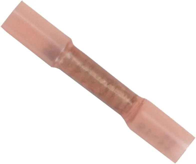 Ancor 309003 Marine Grade Electrical Nylon Insulated Adhesive Lined Heat Shrink Butt Connectors (22 to 18-Gauge, 3-Pack)