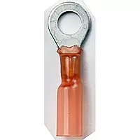 Ancor 310203 Marine Grade Electrical Nylon Insulated Adhesive Lined Heat Shrink Ring Terminals (22 to 18-Gauge, Size 8 Screw