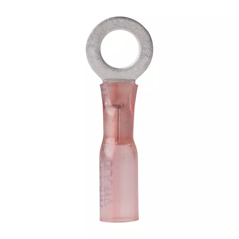 Ancor 310625 Marine Grade Electrical Nylon Insulated Adhesive Lined Heat Shrink Ring Terminals (22 to 18-Gauge