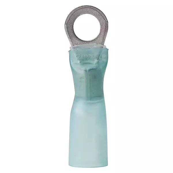 Ancor 311525 Marine Grade Electrical Nylon Insulated Adhesive Lined Heat Shrink Ring Terminals (16 to 14-Gauge