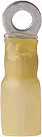 Ancor 312203 Marine Grade Electrical Nylon Insulated Adhesive Lined Heat Shrink Ring Terminals (12 to 10-Gauge, Size 8 Screw
