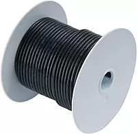 Ancor 113005 Tinned Copper Battery Cable, 4 AWG (19mm2), Black - 50ft