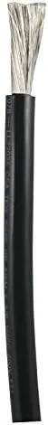 Ancor 112005 Marine Grade Electrical Tinned Copper Battery Cable (6-Gauge, Black, 50-Feet)