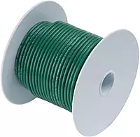 Ancor 112305 Marine Grade Electrical Tinned Copper Battery Cable (6-Gauge, Green, 50-Feet)