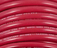Ancor 112505 Tinned Copper Wire, 6 AWG (13mm2), Red - 50ft