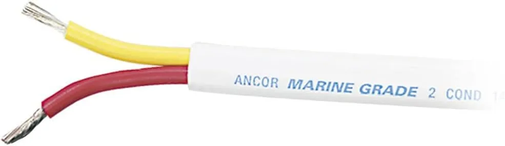 Ancor 123705 Safety Duplex Cable, 6/2 AWG (2 x 13mm2), Flat - 50ft