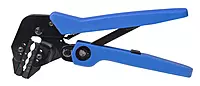 Ancor Marine Grade Products 703015 Angled Single Crimp Ratcheting Crimper - 22 AWG to 8 AWG, Blue/Black