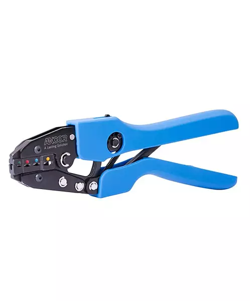Ancor 703030 Double Crimp Ratcheting Tool, Blue