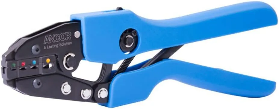 Ancor 703030 Double Crimp Ratcheting Tool, Blue