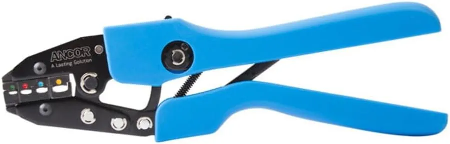 Ancor 703030 Double Crimp Ratcheting Tool, Blue