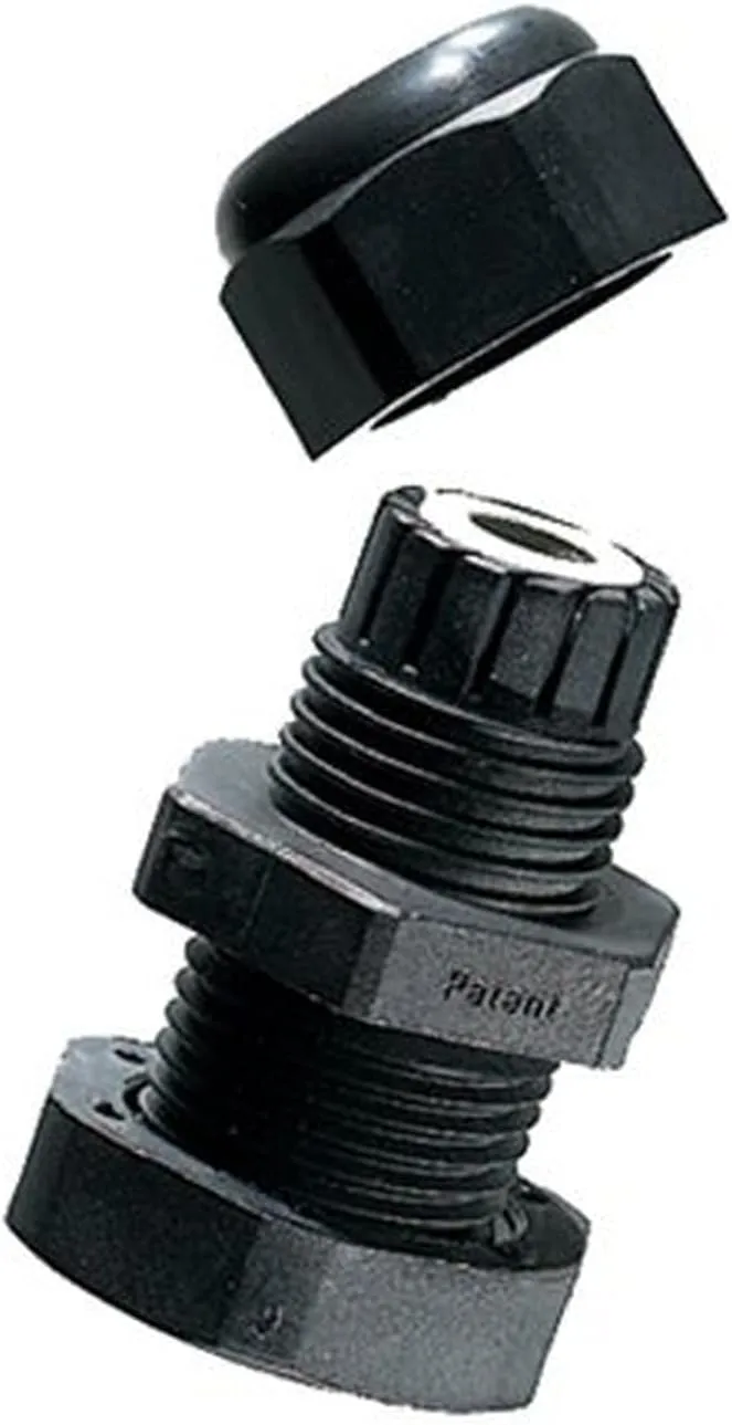 Ancor 765000 Marine Grade Electrical Wire Seal (Round Cable, 10 to 2-Gauge, .24-.47 Cable Range, UV Black)