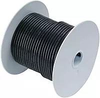 Ancor 111005 Marine Grade Electrical Tinned Copper Battery Cable (8-Gauge, Black, 50-Feet)