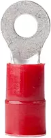 ANCOR MARINE GRADE 210233 Electrical Nylon Insulated Double Crip Funnel Entry Ring Terminals with Insulation Grip (8-Gauge