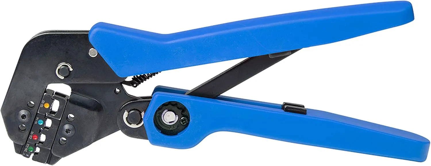 Ancor 703035 Angled Double Crimp Ratcheting Crimper 26 AWG to 10 AWG