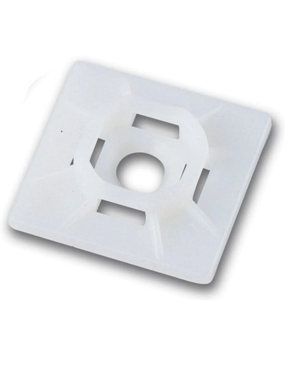 ANCOR MARINE GRADE 199231 Cable Tie Mount, Natural, #8 Screw, 25pc