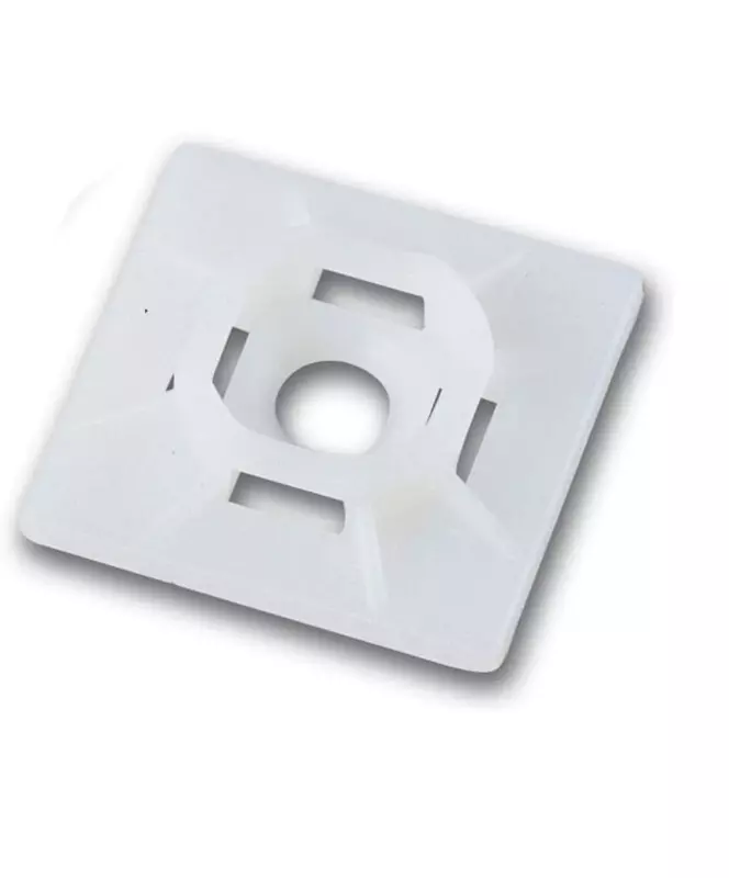 ANCOR MARINE GRADE 199231 Cable Tie Mount, Natural, #8 Screw, 25pc