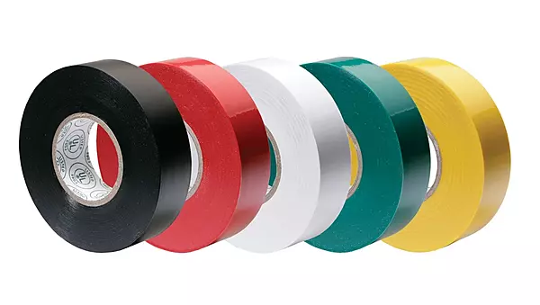 Ancor Premium Assorted Electrical Tape - 1/2" x 20' - Black / Red / White / Green / Yellow