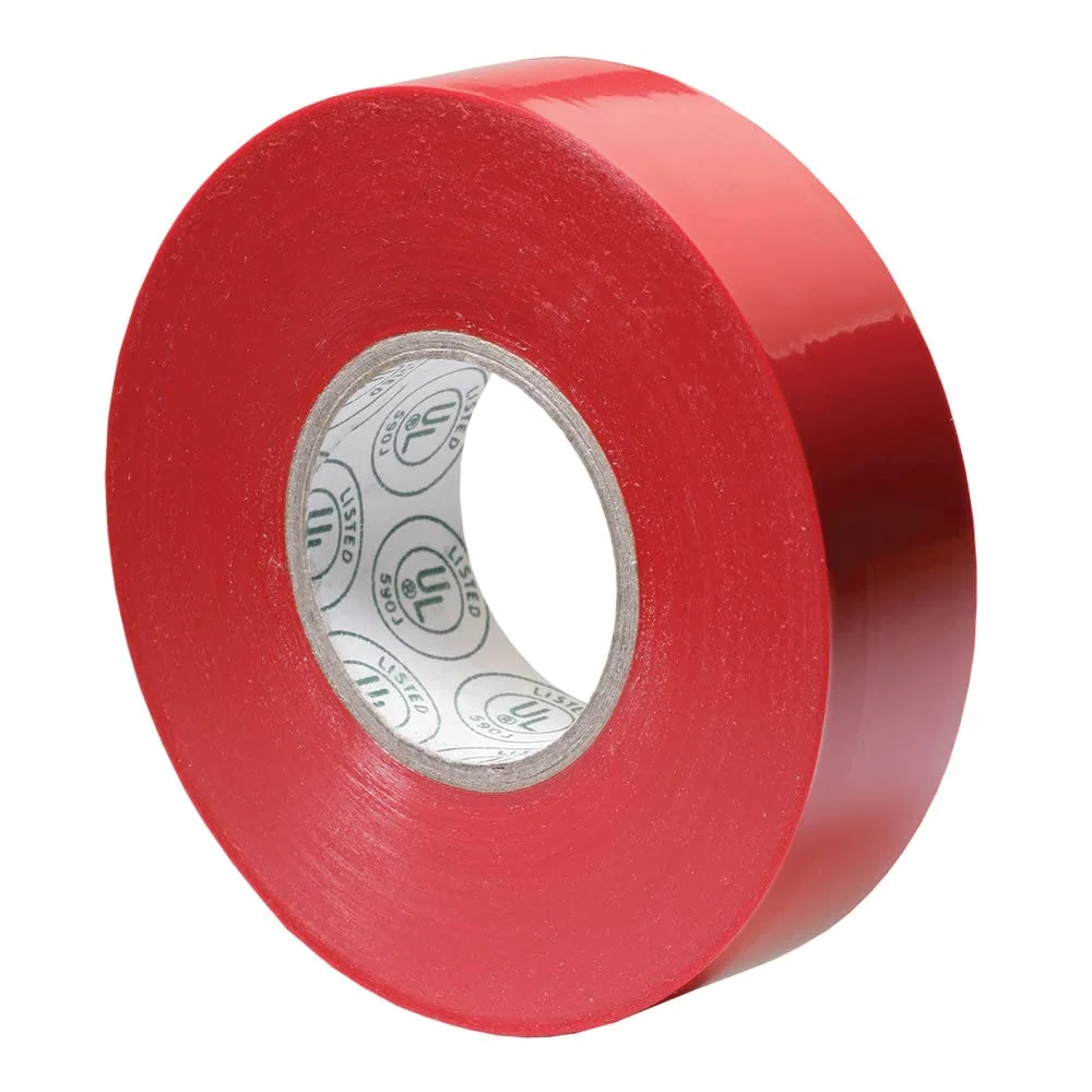 Ancor Premium Electrical Tape - 3/4" x 66' - Red
