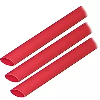ANCOR MARINE GRADE 302603 Heat Shrink Tubing, 3/16" x 3", Red, 3pc