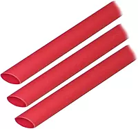 ANCOR MARINE GRADE 302603 Heat Shrink Tubing, 3/16" x 3", Red, 3pc