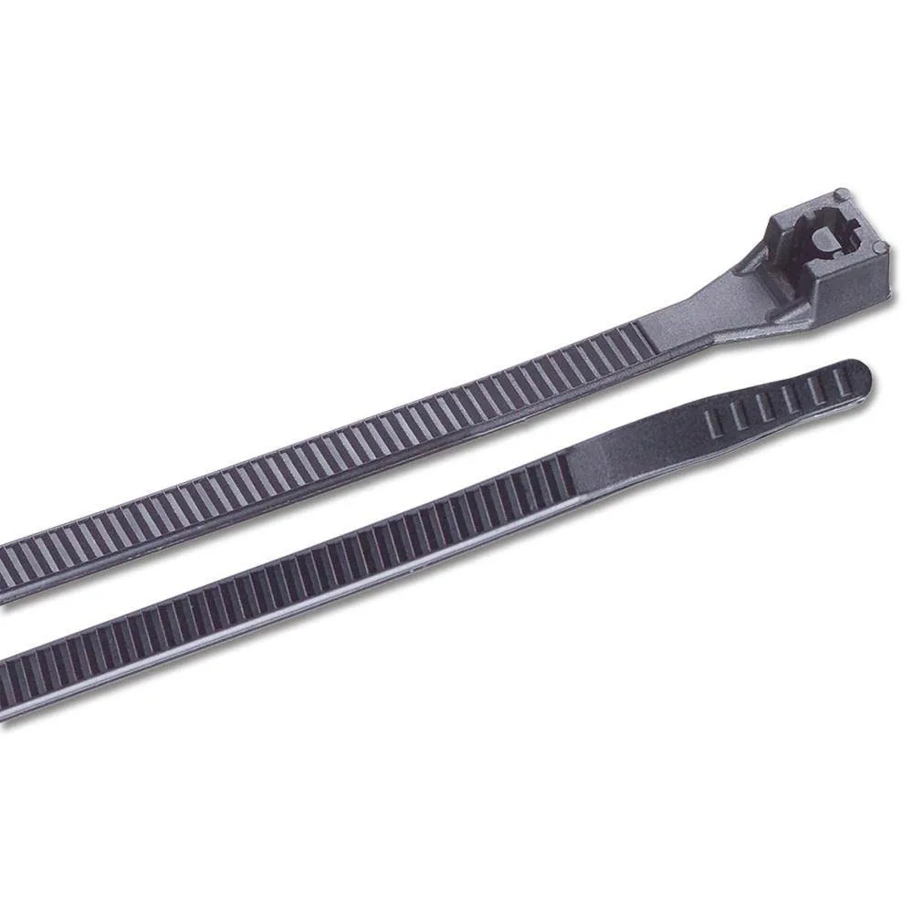 ANCOR MARINE GRADE 199249 Cable Tie, Standard, 6", Black, 100pc/bag