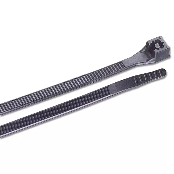 ANCOR MARINE GRADE 199249 Cable Tie, Standard, 6", Black, 100pc/bag