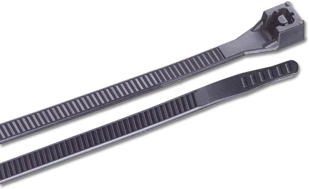 ANCOR MARINE GRADE 199249 Cable Tie, Standard, 6", Black, 100pc/bag