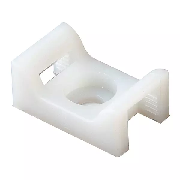 Ancor Marine Grade 199262 Cable Tie Mount, Natural, 10 Screw, 25pc