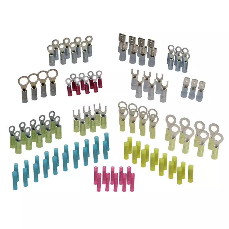 Ancor 220003 Marine Grade Electrical Premium Nylon Insulated Double Crimp Funnel Entry Connector Kit (18 to 10-Gauge
