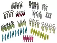 Ancor 220003 Marine Grade Electrical Premium Nylon Insulated Double Crimp Funnel Entry Connector Kit (18 to 10-Gauge