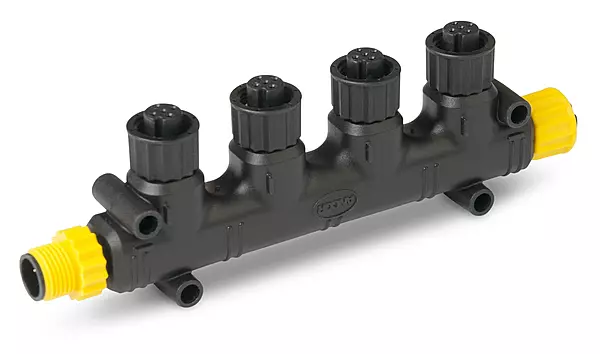 ANCOR MARINE GRADE 270104 Nmea 2000 4 Way Tee Connector, Standard