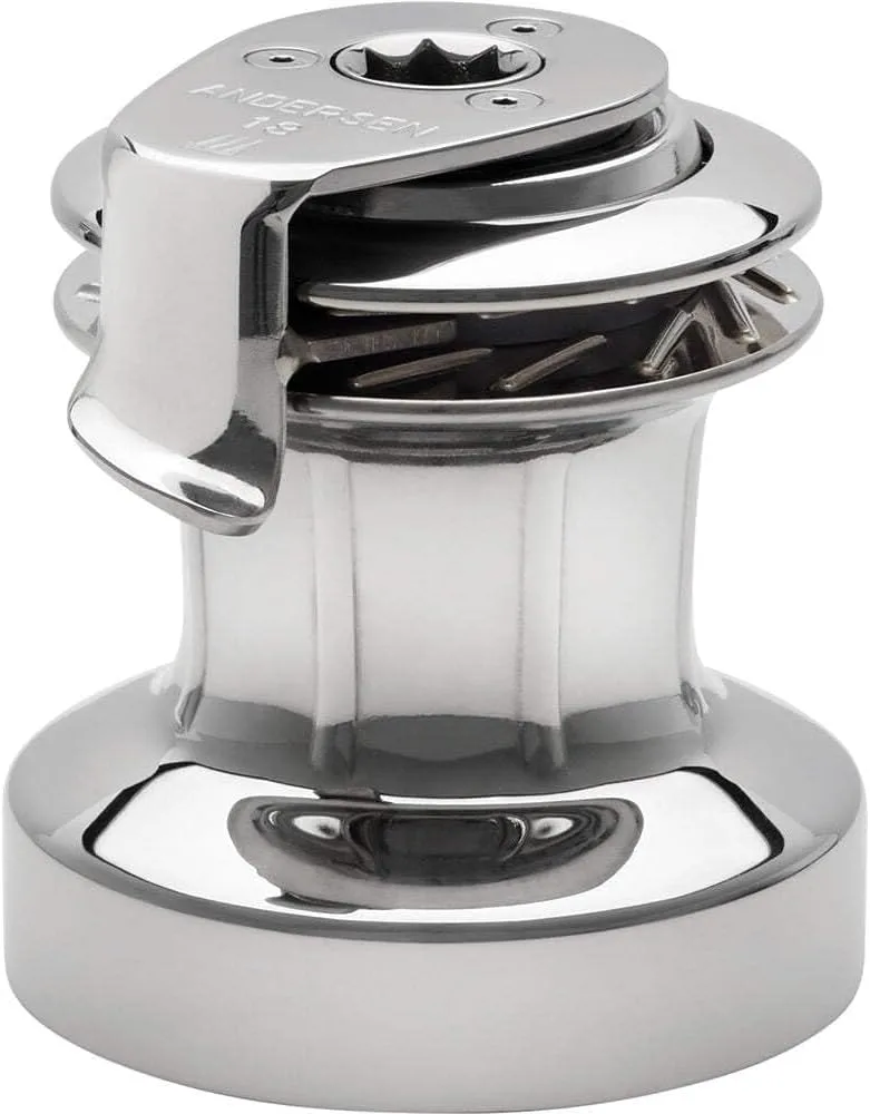ANDERSEN 18 ST FS Self-Tailing Manual Single Speed Winch - Full Stainless