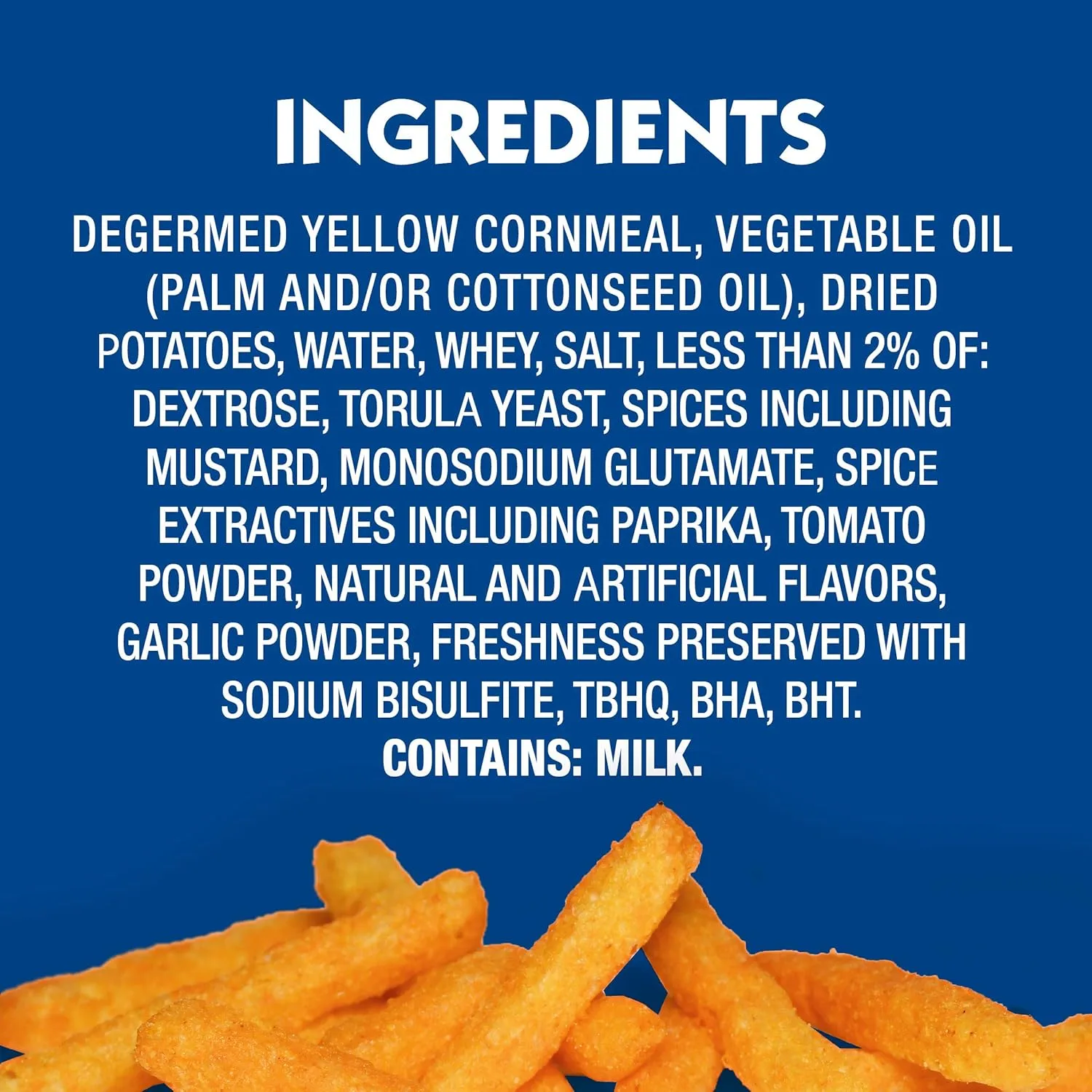 Andy Capp's Hot Fries, 0.85 oz, 72 Pack