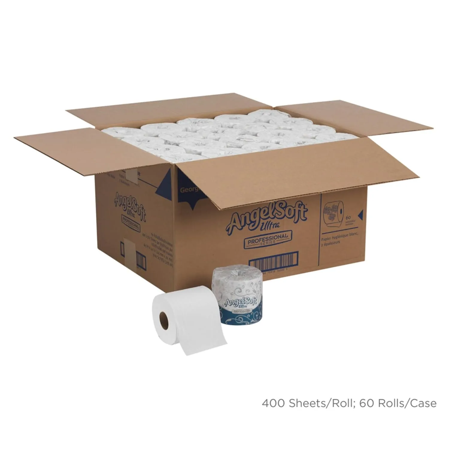 Angel Soft Ultra Professional Series 2-Ply Toilet Paper, 60 Rolls/Case