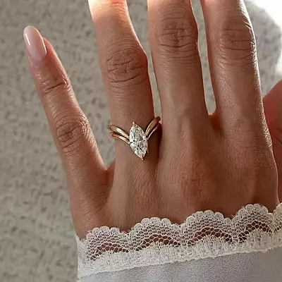 Marquise Cut Ring 