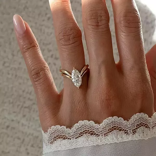Marquise Cut Ring 