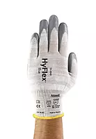 HYFLEX 11-100 Cut-Resistant Foam Nitrile Coated Nylon Gloves withTouchscreen Compatibility for Auto - Grey (1 Pair)
