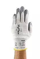 HYFLEX 11-100 Cut-Resistant Foam Nitrile Coated Nylon Gloves withTouchscreen Compatibility for Auto - Grey (1 Pair)