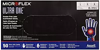 Microflex Ultra One Powder Free, Latex Extended Cuff Examination Gloves - Large, UL315L