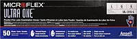 Microflex Ultra One Powder Free, Latex Extended Cuff Examination Gloves - Large, UL315L