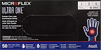 Microflex Ultra One Powder Free, Latex Extended Cuff Examination Gloves - Large, UL315L