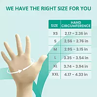 TouchNTuff Ansell Conform 69-210 Latex Glove, Powdered, Disposable, Rolled Beaded Cuff, 9" Length, 5 mils Thick