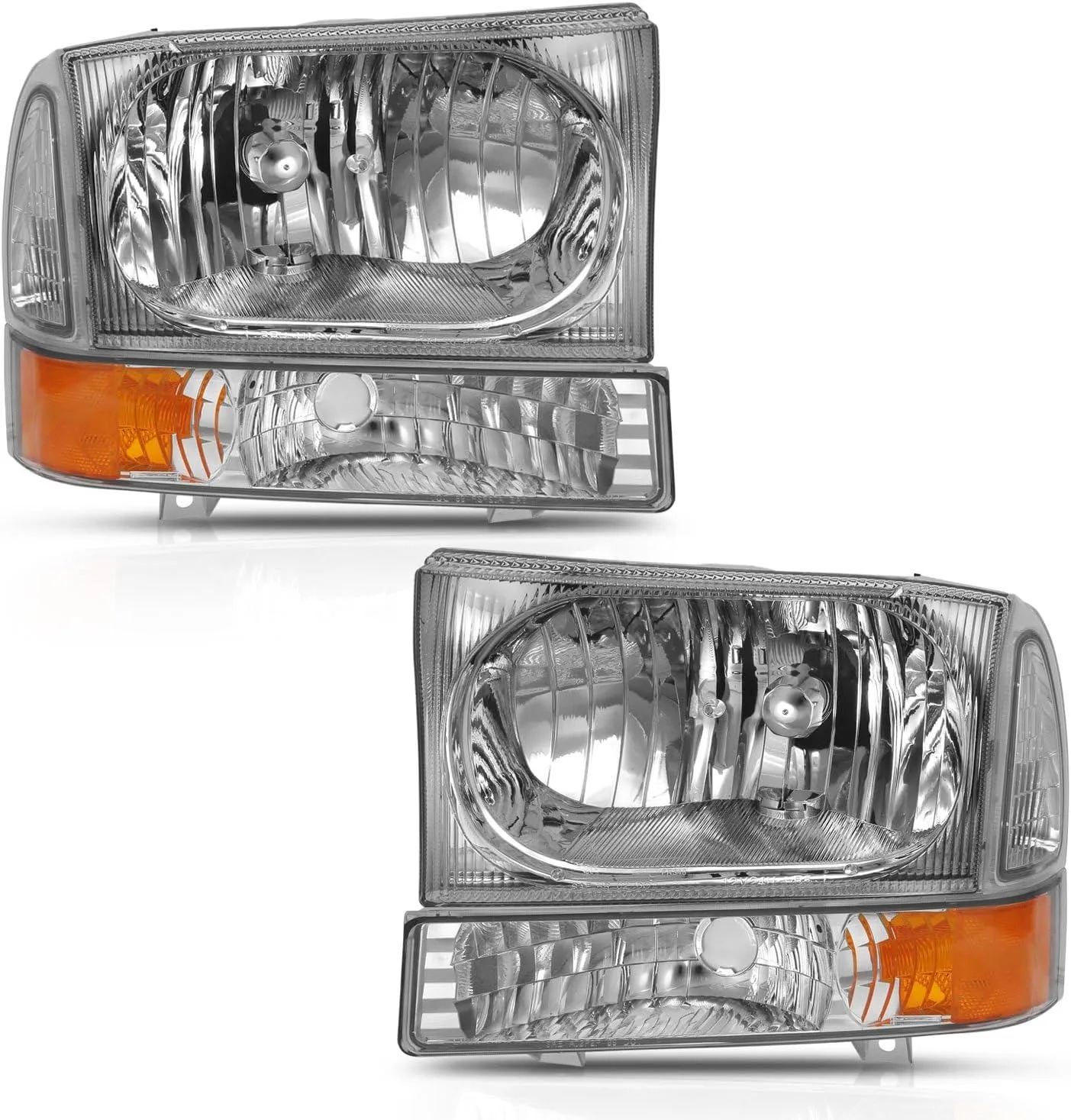 Anzo, Usa 111458 Projector Headlamps Fits Ford E-450 Super Duty