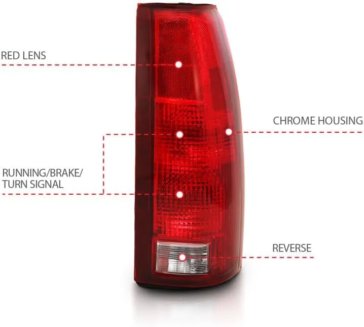 Anzo USA 311300 Taillamps Fits Cadillac Escalade