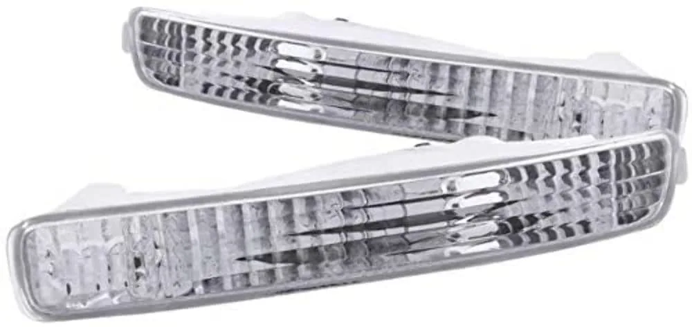 Anzo 511009 Set of 2 Chrome Parking and Signal Lights for 1996-1997 Honda Accord