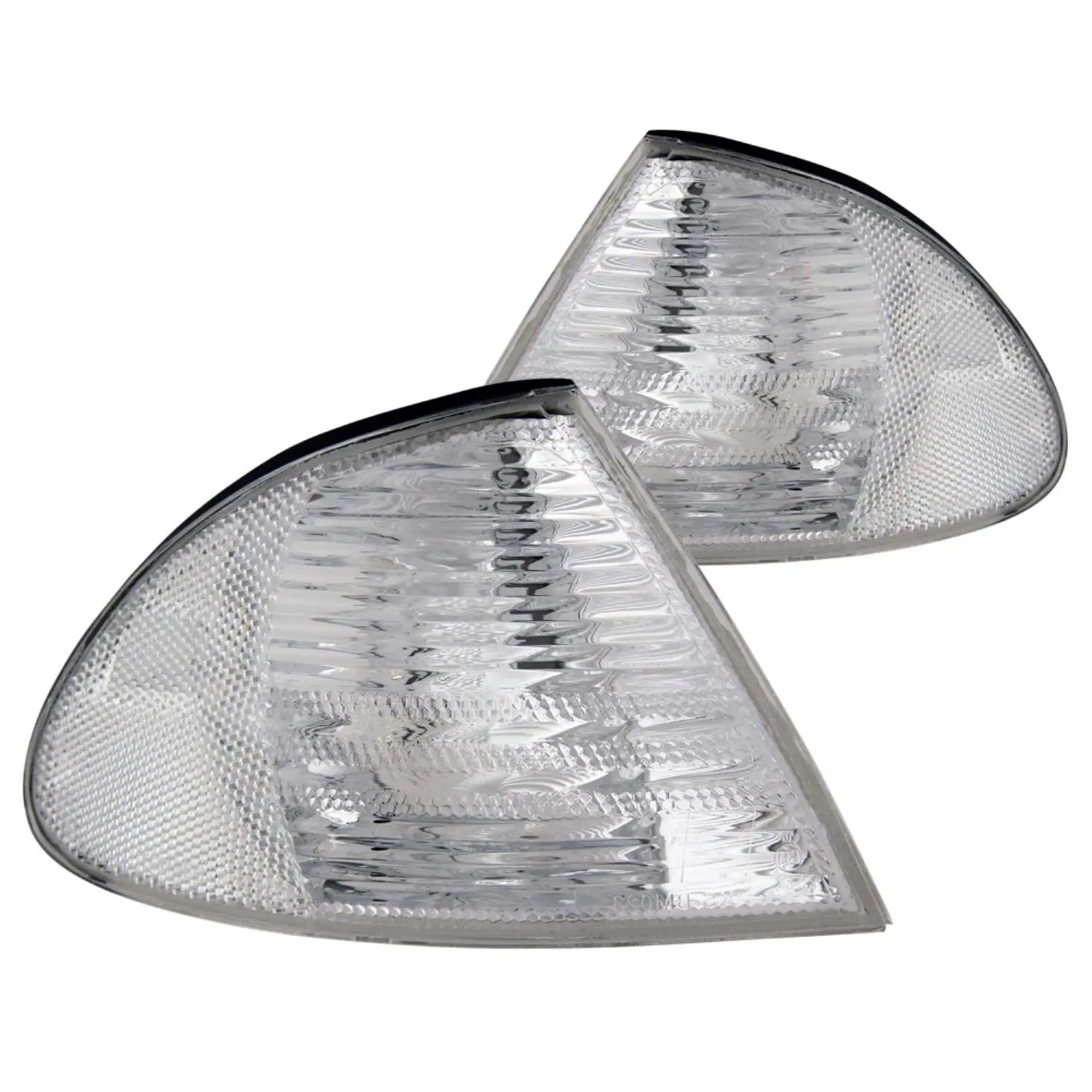 Anzo USA 521006 BMW Cornering Light Assembly - Clear w/ Amber Reflectors (Sold in Pairs)