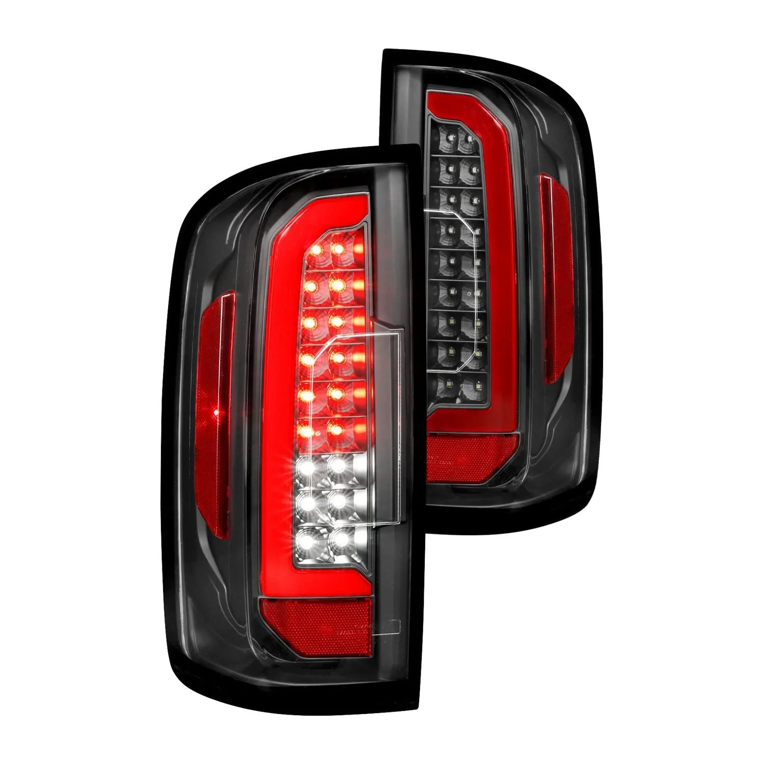 ANZO - Black Fiber Optic LED Tail Lights