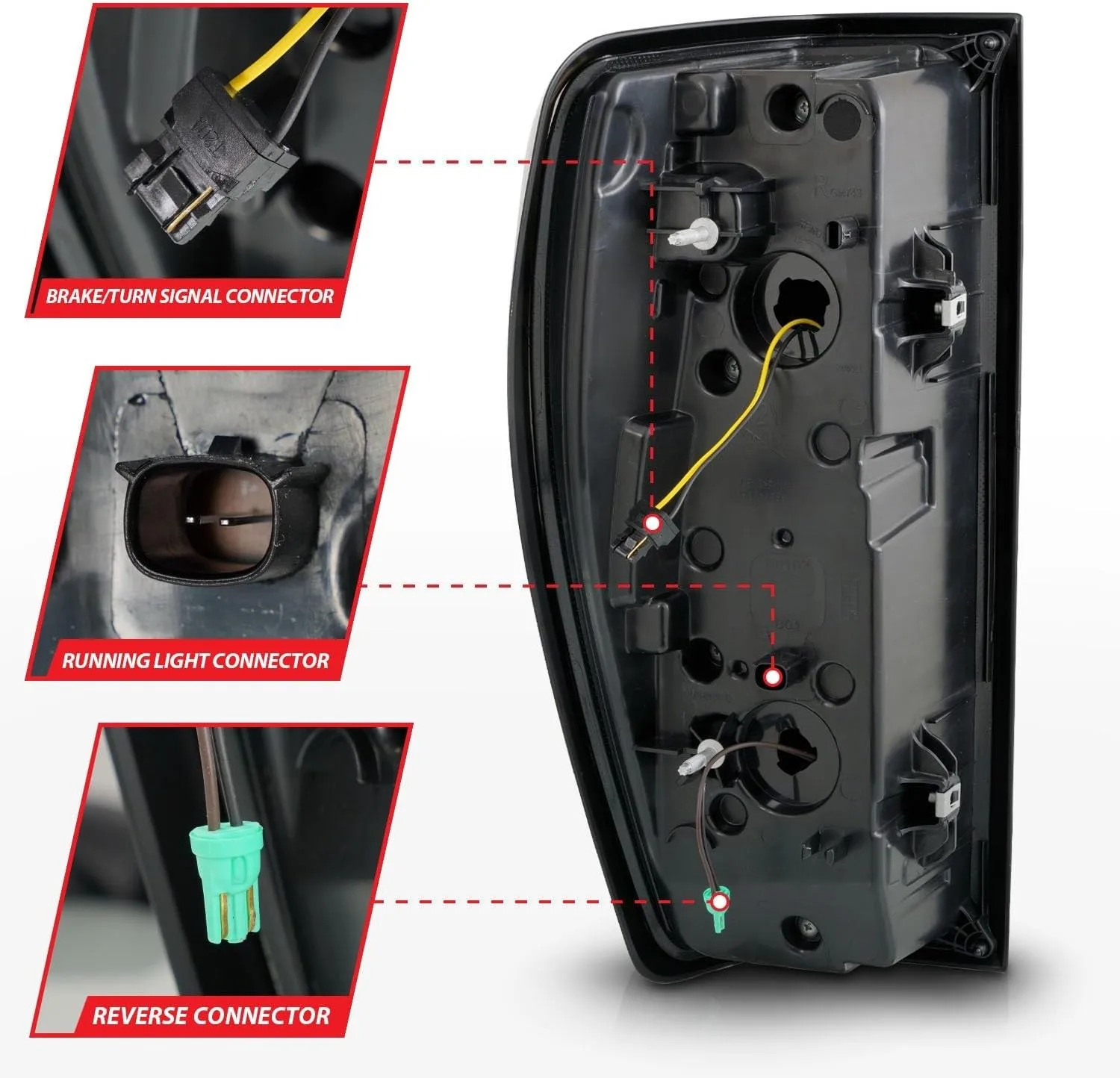 ANZO - Black/Smoke LED Tail Lights