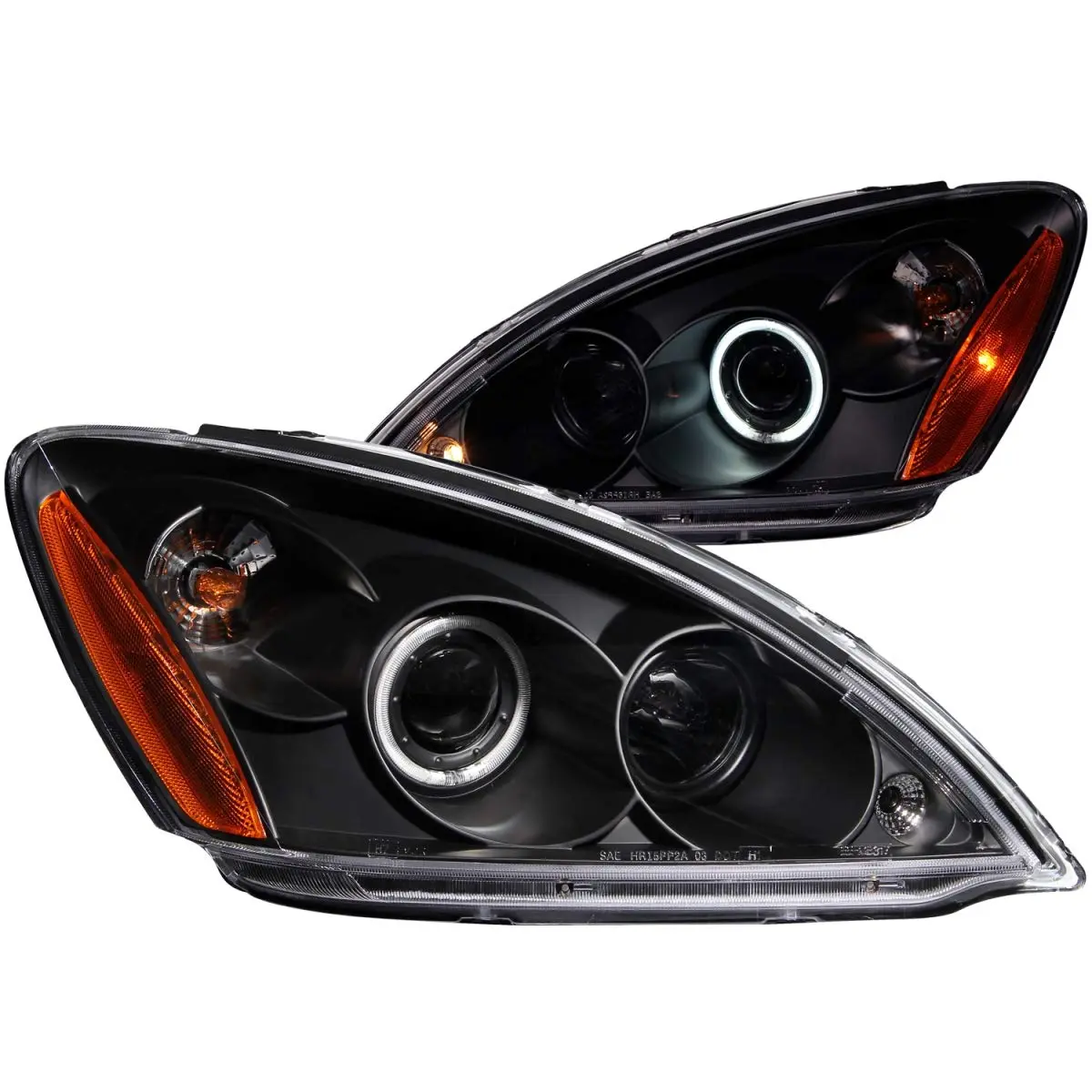 Anzo USA 121102 Mitsubishi Lancer Projector with Halo Black Headlight Assembly - (Sold in Pairs)